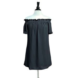 Sweet Rain Black Short Sleeve Dress Size Medium